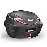 GIVI BAULETTO 36L NERO CATADIOTTRI ROSSI