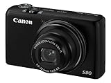 Canon PowerShot S90 fotocamera digitale (10 Megapixel, zoom ottico 3.8) LCD 3.0 pollici