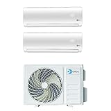 Climatizzatore Condizionatore Inverter Diloc Over dual split 9+12 9000+12000 Btu D.Over214 R 32 A++ Wi-fi Integrato