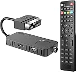 Decoder Digitale Terrestre 2024 DVB-T2 - ‎Dcolor Full HD Scart TV Stick Riceve TUTTI i Canali Rratuiti Supporto 1080P H265 Main10 PVR USB WiFi Multimedia [Include un Telecomando 2in1]