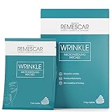 Remescar Patch Microneedling Viso Antirughe - Cerotti Antirughe monouso eliminano le rughe visibili sul viso, tonificano e idratano la pelle - Con Acido Ialuronico, Peptidi di collagene