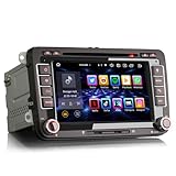 Erisin 7 Pollici Android 13 8-Core 2Din DVD Autoradio con GPS per VW Passat Golf 5 6 Caddy T5 Touran Seat Skoda Polo Supporta GPS Navigatore CarPlay DSP Android Auto WiFi Bluetooth DAB+ OBD2 4GB+64GB