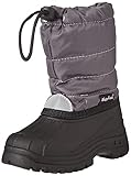 Playshoes Winter-bootie, Stivali da Neve Unisex - Bambini e ragazzi, Grigio, 22/23 EU