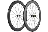 WINDBREAK BIKE 38/50/60/88mm Carbon Wheelset 700c Clincher 23mm Wheel UD Matte Finish (60mm/23mm)