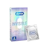Durex Invisible, Preservativi Ultra Sottili, 6 Profilattici