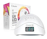 Clavier Lampada LED UV 48 W Q1 con 30 diodi luminosi per smalto ibrido, sonda e gel | Asciuga unghie portatile e dispositivo di indurimento | Sensore di movimento, timer