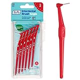 TePe - Scovolino interdentale Angle, 0,5 mm, 6 pezzi, Rosso