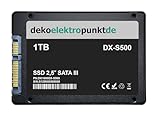 dekoelektropunktde Disco rigido SSD da 1TB compatibile con MSI N1996 OEM (HP-Argon) Scheda madre, Ricambio alternativo 2,5" pollici SATA3