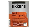 Sikkens Cetol Filter 7 Plus RM - Vernice speciale trasparente per esterni, colori e dimensioni assortiti 1 litro Rovere scuro