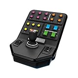 Logitech G Saitek Farm Sim Panel Controller, Pannello di Controllo Laterale ‎Macchinari Agricoli Pesanti, 25 Pulsanti Programmabili, Pilota Automatico, Joystick Asse ‎Rotante, USB, PC/Mac - Nero