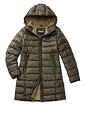 Blauer Giubbino Impermeabile/Trench Lunghi Imbottito ovatta da donna, GIUBBETTO LUNGO MICRO RIP ADELAIDE 24WBLDK02042 (IT, Testo, L, Regular, Regular, 683EG VERDE PIGNA int. beige)