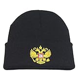 Esercito Russo KGB Cosacche Stoffe Cappelli Aquila Imperiale Chrest Badge Beanie Headwear di Decoro