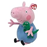 Ty Peppa Pig Beanie Buddy George Peluche, 24 cm