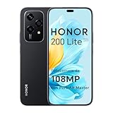 HONOR 200 Lite Smartphone 5G Dual SIM NFC, 8GB RAM 256GB Memoria, 6.7 pollici AMOLED Eye-Care Display telefono Android 14, 108MP+50MP, Capsula Magica, 4500 mAh, Midnight Black [Versione italiana]