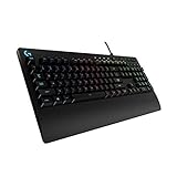 Logitech G G213 Prodigy Tastiera Gaming Cablata, LIGHTSYNC RGB, Tasti Retroilluminati, Resistente agli schizzi, Tasti Personalizzabili, Controlli Dedicati Multimediali, QWERTY Layout Italiano - Nero