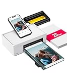 Liene Stampante Fotografica per Smartphone, 10X15 WiFi Stampante a Sublimazione per PC/iPhone/Android, Cartuccia d inchiostro e 20 Carte Fotografiche incluse, 300DPI Stampante Mobile a Uso Domestico