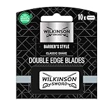 WILKINSON SWORD - Stile barbiere per uomo | Premium doppio bordo in acciaio inox | Confezione da 10 ricariche lama