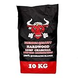 TORO - Carbone TORELLO per Barbecue, Composto da Quebracho Blanco del Paraguay, Ideale per Qualsiasi tipo di Cottura, l Aroma Esalta Sapori e Profumi, Pezzatura Uniforme, 10 kg