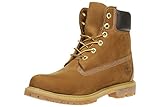 Timberland 6 Inch Premium Waterproof, Stivali Stringati Donna, Marrone ( Rust Nubuck), 37 EU