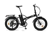 i-Bike, Fat Kong, Bicicletta Elettrica a Pedalata Assistita, Pieghevole, Unisex Adulto, Nero, Taglia Unica