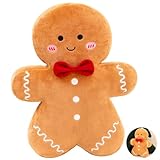 HGSHUO Peluche Giocattoli Omino di Pan di Zenzero Bambola Bambini Peluche Giocattoli Carino Animale Peluche Omino di Pan di Zenzero Regalo per Natale Compleanni Bambini