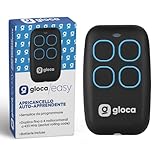 gloca Telecomando Apricancello Easy Garage Auto-Apprendente 4 Canali Frequenza 433 Mhz no rollin code