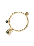 SODINI Bracciale Elastico Oro Teddy - Blu