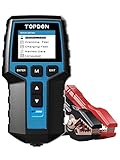 Tester per Batteria Auto,TOPDON BT200 100-2000CCA,Tester Generatore per Veicoli a Motore,Analizzatore Digitale della Batteria Dell Auto,per Auto,Camion,ATV,Barche