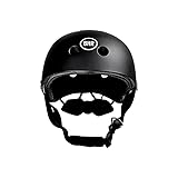 Casco per Monopattino e Scooter Elettrici BHR 837 URBAN - Casco per la Città Omologato CE per Ragazzi e Adulti - Casco per Bicicletta, MTB, BMX, Skateboard, Pattinaggio - Nero Opaco, L