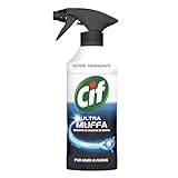 Cif Ultra Muffa, Spray Antimuffa, Formato 500 ml, Spray Detergente Ideale per Muri, Piastrelle, Tende da Bagno, Rimuove le Macchie di Muffa e Sbianca le Fughe tra le Piastrelle