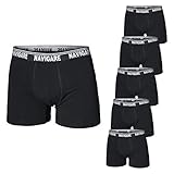 Navigare 573/E Boxer, Nero, Medium (Taglia produttore:4), Pacco da 6, Uomo