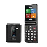 BRONDI telefono cellulare Flipper Flip Dual sim | Nero