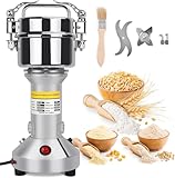 VAYOTOY Mulino per Cereali Secchi 150g Grinder Elettrico Molino de Cereales 28000RPM Alta velocità in Acciaio Inossidabile Macina per Farina Grano Erba Spezie