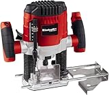 Einhell Fresatrici verticali TC-RO 1155 E (1100 W, Ø 6 e 8 mm, controllo della velocità, guida di taglio, adattatore di aspirazione, accessori inclusi)