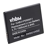 vhbw 1x batteria compatibile con Alcatel One Touch OT-915, OT-910, OT-908M, OT-918D, OT-918 smartphone cellulare (1500mAh, 3,7V, Li-Ion)