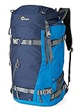 Lowepro LP37231-PWW Powder BP 500 AW Zaino Outdoor per Trekking Invernale, Escursionismo, Capiente per Attrezzatura Photo/Video,DSLR/Mirrorless/Lenses e Accessori Personali, Blu