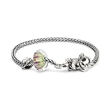 Trollbeads - Braccialetto in Argento 925 RTW Hues of Wonder e Argento 925, Colore: Green, cod. TAGBO-01019 18cm