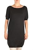 Blumarine C4356 Maglia Donna Pizzo Nero t-Shirt Woman [42]