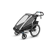 Thule Chariot Sport1, Bici + Passeggiata + Jog, Nero