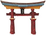 Rosewood Giapponese Torii Gate Aquarium Ornament