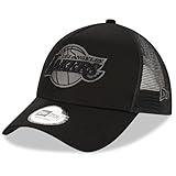 New Era Los Angeles Lakers NBA BOB Team Logo Nero A-Frame Berretto da Camionista Regolabile