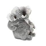 WWF 15186004 - Peluche - Mamma Koala con Il Suo Cucciolo, 28 cm