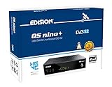 Edision OS NINO+ DVB-S2 Full HD Linux E2 Sat Ricevitore H265/HEVC (1x DVB-S2, 2X USB, HDMI, LAN, Linux, lettore di schede, 1080p)