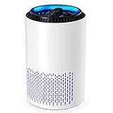 CONOPU Purificatore D aria, Air Purifier Portable, Purificatore Aria Portatile Elimina Odori, Air Purifier Timer, per Camera Da Letto, Bagno, Soggiorno, Seminterrato