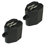 2 batterie Ni-MH ad alte prestazioni, 6 V/2100 mAh, sostituisce 2.891-029.0 28910290 per Kärcher RoboCleaner Robo Cleaner RC3000 RC-3000 RC4000 RC-4000 Siemens VSR 8000 VSR8000