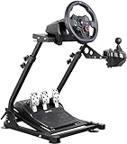 Dishot Racing Wheel Stand (Versione aggiornata) Leva del cambio Pro Cockpit del simulatore di Guida Regolabile in alterzza kompatibel mit G25 G27 G29 G920 T300RS T500 T3PA TGT FANATEC, Nvidia Shield