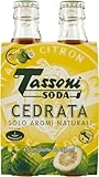 Tassoni Soda Cedrata, 4 x 180 ml