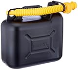 Cartrend 7740055 Tanica di riserva per carburante, 5 l, PVC nero, certificazione UN