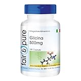 Fair & Pure® - Glicina 500mg - Vegan - Pura - 180 Capsule