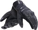 DAINESE - Tempest 2 D-Dry® Short Gloves, Guanti Moto Invernali, Touring, Impermeabili, Touchscreen, Man, Nero, M